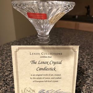 Lenox Set of 2 Crystal Candlesticks